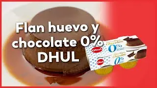 Flan de huevo y chocolate 0% az&uacute;cares - Dhul | NOVUM