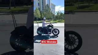 First time on a motorcycle&hellip; ACCIDENT