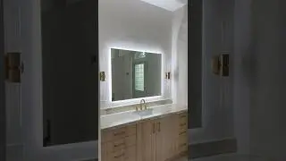 Luxury LED Mirrors✨ #ledmirror #ledlights #bathroommirror #luxuryhome #bathroomdesign #vanity mirror