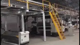 5-layers corrugated paper board Production line Linie de producție carton ondulat cu 5 straturi