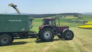 1er Schnitt silieren 2023 IHC im Einsatz !