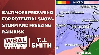 T.J. Smith: Baltimore prepares for potential snowstorm with freezing rain risk