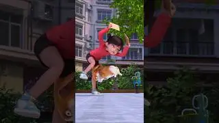 Moco and Yummy 🐕When Moko learns karate. #shorts #cartoon #funny #moco