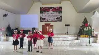 tarian lonceng natal #tk cahaya kasih#natal bersama TK, SD, SMP#Desa Pisak Kec.Tujuh Belas