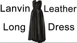 Lanvin long leather dress | Celebrity | Sims 3 | Runway | EBAY