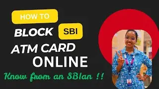 How to Block SBI ATM card ONLINE if Stolen/lost/broken ??  #atm #sbi