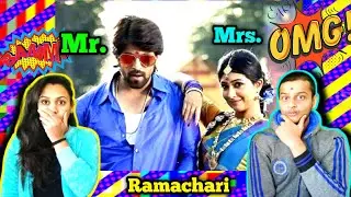 Yash Powerfull Dialogue and Mass Fight Scene | Radhika Pandit | Mr And Mrs Ramachari |Reaction Video