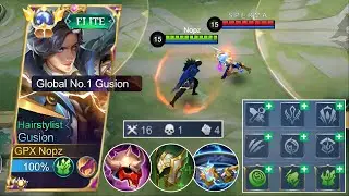 you must try this new meta GUSION TANK BUILD! - Mobile Legends