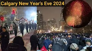 calgary New years Eve 2024 | Happy New Year | welcome 2025 #calgary
