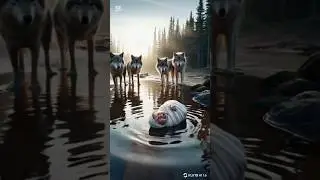 Heroic Dog Saves Abandoned Baby from Wolves 🐾 | Heartwarming Rescue Story #dog #baby #ai #cute