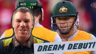 Warner reflects on his stunning Aussie debut
