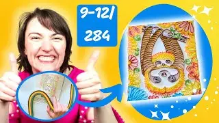 This Sloth Nearly Made Me Quit Quilling&hellip; Until THIS Happened 🤯🦥 (Parts 9-12/284) FULL GUIDE