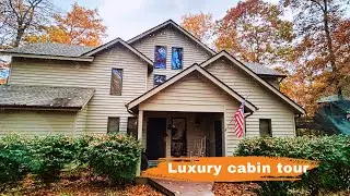 CABIN TOUR Our Weekend Getaway at wintergreen resort shenandoah national park USA