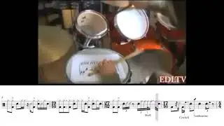 Expert Village Drum Lesson *SHEET MUSIC TRANSCRIPTION* (part 1)
