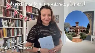 Flick Through My Academic Planner & Tour of an Italianate Mansion