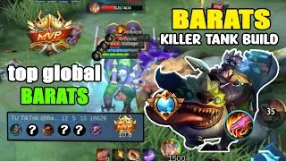 TOP GLOBAL BARATS CARRY THE GAME | BARATS BEST BUILD 2022 | TOP GLOBAL BARATS GAMEPLAY
