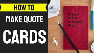 Quote Cards - How to Make Quote Graphics for Instagram | Canva Tutorial