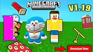 New version of Doremon  for Minecraft PE | Doraemon In Minecraft Pe | in Hindi | 2022
