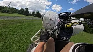 Hitting the trails on a Yamaha Blaster 200cc (With Toomey pipe)