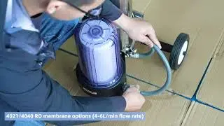 Portable RO & DI Water Filter System Spotless Deionized Water for Window Cleaning Household Cleaning