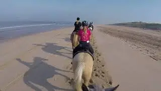 Strandrit instructieweek 2017 duinmanege van Poelenburgh