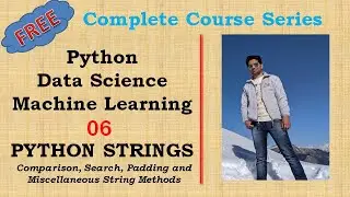 Python Strings Basic to Advance (Part 3) - #06 Complete Python Tutorial | Beginners Level