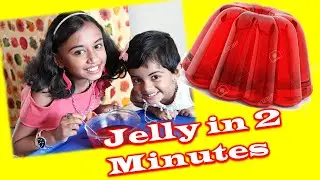 Kids Making Jelly At Home | Very Easy Jelly Making Recipe I Budding kids