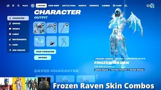 Frozen Raven Skin Combos (Fortnite Battle Royale)