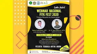 WEBINAR NASIONAL FITK FEST 2020 