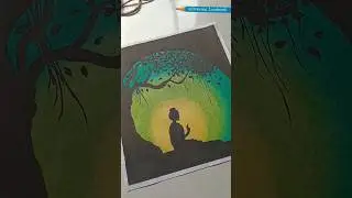 oil pastel drawing | gautam Buddha drawing | god oil pastel drawing #drawing #viral #like #shorts