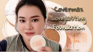 Focallure Covermax Long lasting Cushion Foundation | First Impressions / Wear Test | oily skin