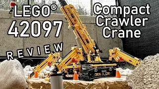 New LEGO Technic 42097 Review | Compact Crawler Crane | LEGO 42097 Functions Functionality
