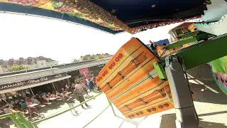 F&auml;htz Schlittenfahrt Tai-Fun (Wallner) Gaudepark Klagenfurt  2019 POV Onride