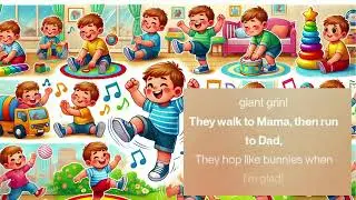 My Two Little Feet  | Action Rhyme for Kids | #NurseryRhymes #KidsSongs #MovementSong