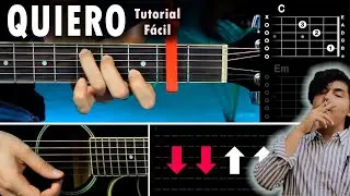 Quiero - Ed Maverick GUITARRA Tutorial | Acordes