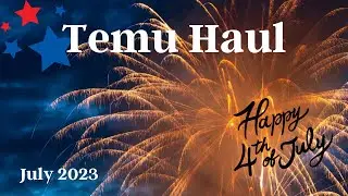 Temu Haul - Random Fun Items - Dollhouse miniatures - Magnets - Jewelry - ASMR - July 2023
