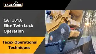 CAT 301.8 ELITE TWIN LOCK OPERATION