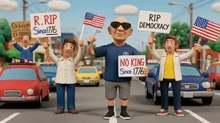 No Kings protest, Let's talk about it. #defenddemocracy 