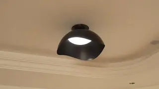Serene Wave Ceiling Light &ndash; Fluid Elegance, Soothing Glow
