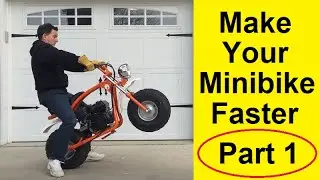 Make Your Minibike Faster - Throttle Lock
