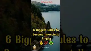 6 Biggest Rules to Become Financially Strong #shorts #motivation #quotes #successrules