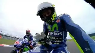 Celebration from #VR46 and #MV25 for #ArgentinaGP 2017