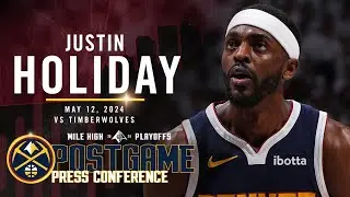 Justin Holiday Post Game Four Locker Room Interview vs. Timberwolves 🎙