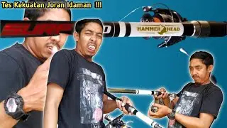 Tes Kekuatan Joran Pasiran Hammer Head ❗Beban 5 kg