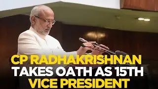 LIVE: CP Radhakrishnan takes oath as India's 15th Vice President at Rashtrapati Bhavan
