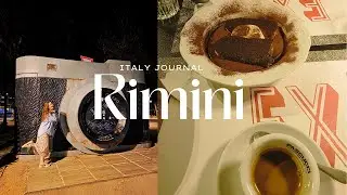 Italy Vlog Day 2: Rimini, Hotel room tour, Concert in the fields, Food