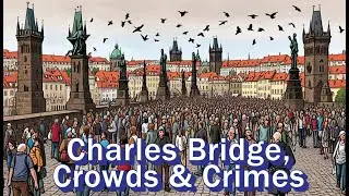Charles Bridge, Crowds & Crimes #czech #prague #charlesbridge #charles #bridge #king #tourism #scam