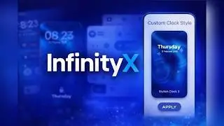 Project Infinity X уже здесь! 🔥 Часы на экране блокировки + обои с эффектом глубины на Android 16...