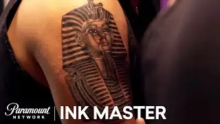 'Egyptian' Elimination Tattoo Part II | Master vs. Apprentice (Season 6)