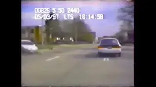 Police Chase In Des Moines, Iowa, May 3, 1997